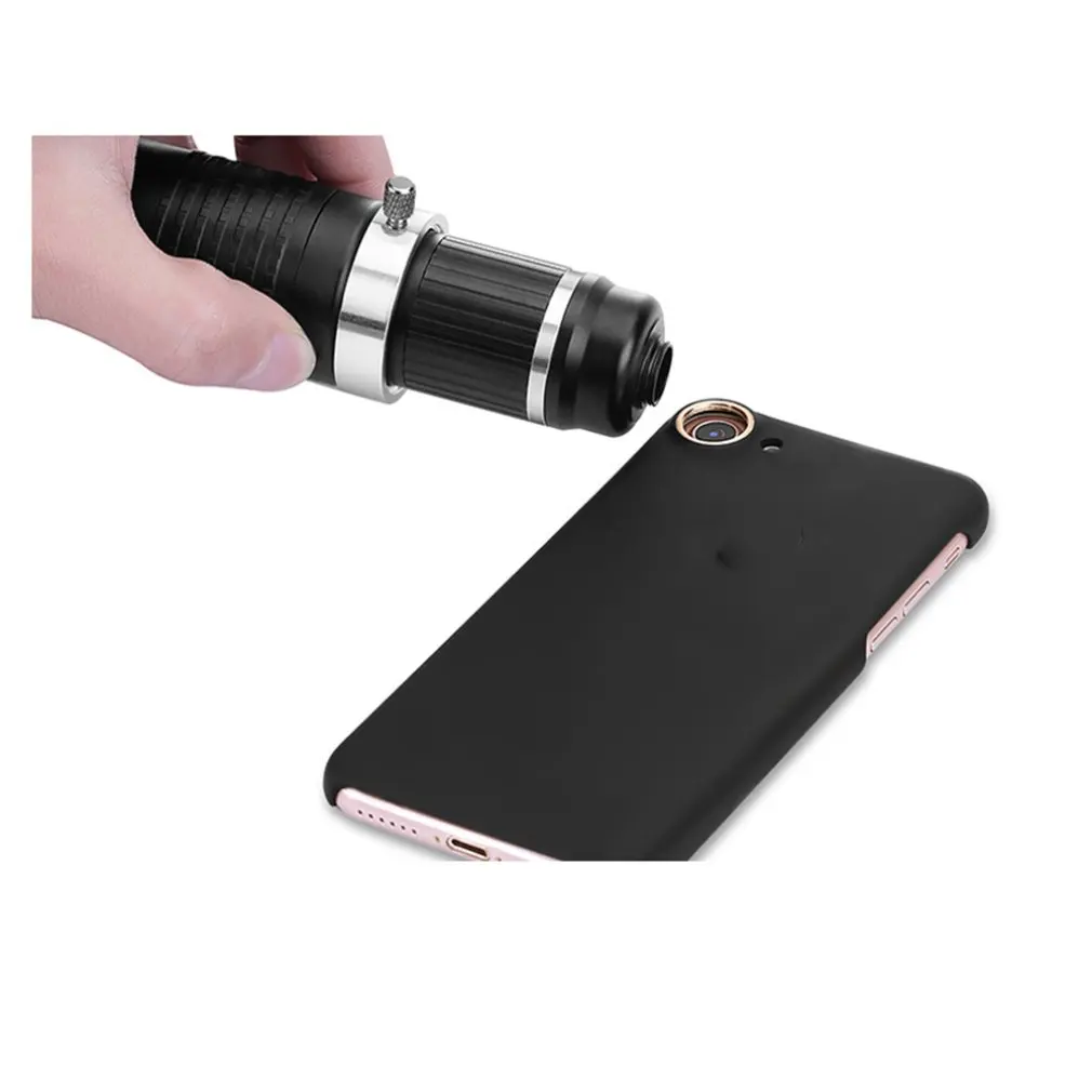Универсальный зум-микроскоп для мобильного телефона, портативный клип-на микро-объектив для УФ-валюты обнаружения биологии ювелирных изделий