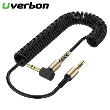 

3.5 Jack Audio Cable Male To Male Aux Cable For Car Xiaomi Redmi 5 Plus 3.5 MMSpring Headphone Code For Oneplus Samsung Android