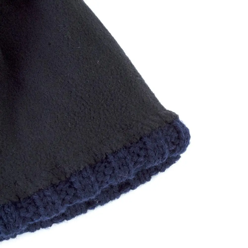 Connnectyle/Новинка Детская шапка с черепом Милая однотонная вязаная шерстяная