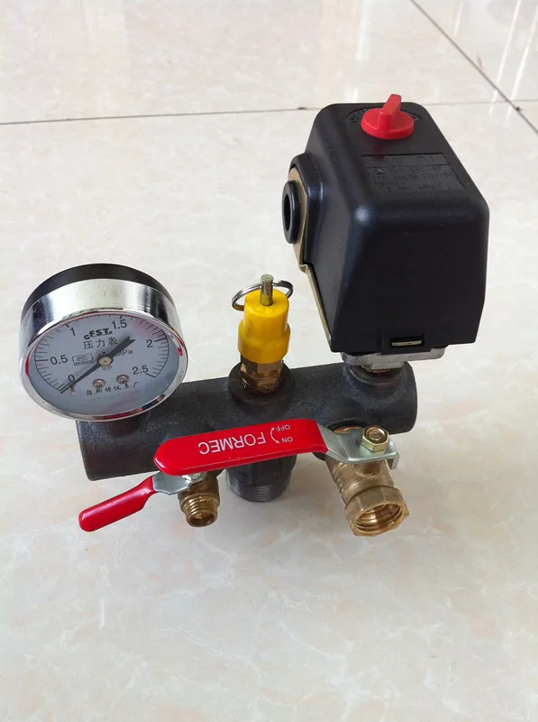 

Hot selling air compressor accessories switch Cross-pole assembly Outer wire interface for 0.9