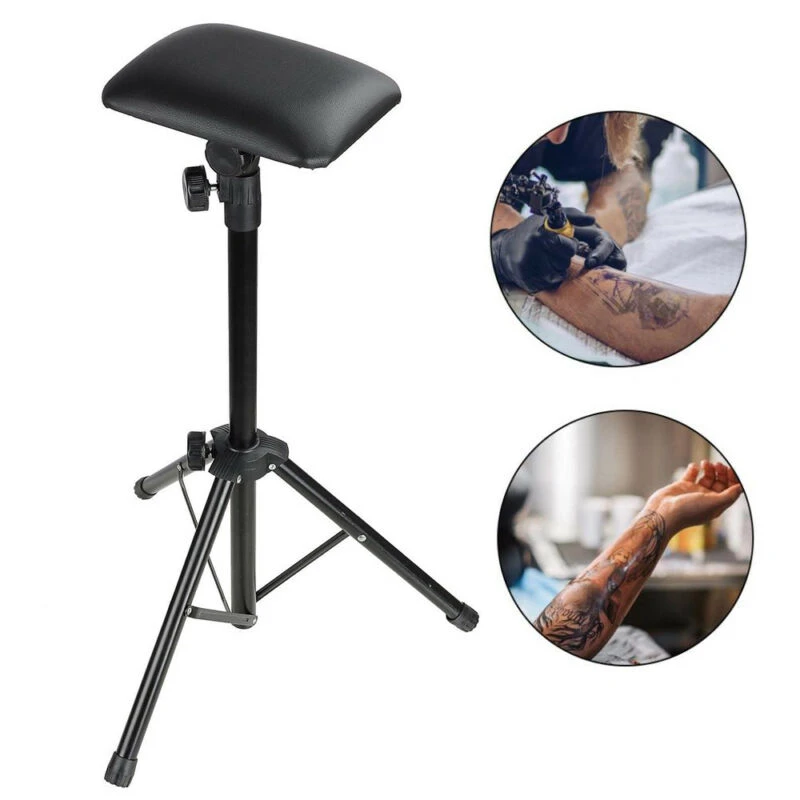 Tattoo Armrest Foldable Adjustable Sponge Pad Arm Leg Rest Tripod Stand Stuido Tool Parts Aliexpress