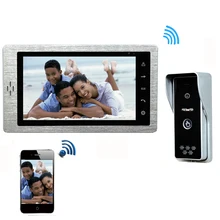 XinSiLu Высокое качество домашняя система внутренней связи аудио дверной звонок wifi видео телефон двери " TFT-LCD экран 700TVL ИК камера(опционально) 1V1