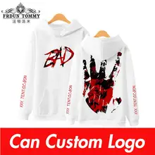 Толстовки с капюшоном Frdun Tommee 3D XXXTENTACION, модные мягкие толстовки на зиму/осень, новые толстовки в стиле хип-хоп с длинными рукавами