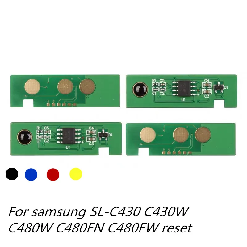 

Color toner cartridge chip for Samsung CLT-K404S CLT-404 CLT 404 SL-C430 C430W C480W C480FN C480FW toner chip