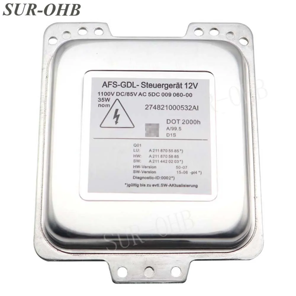 Single E Class 5dc00906000 AFS GDL Steuergerat D1S 12V hid ксеноновый балласт 5DC 009 060-00 фар для W211 E200 A2118709026 автомобильных ламп - Цвет: Single