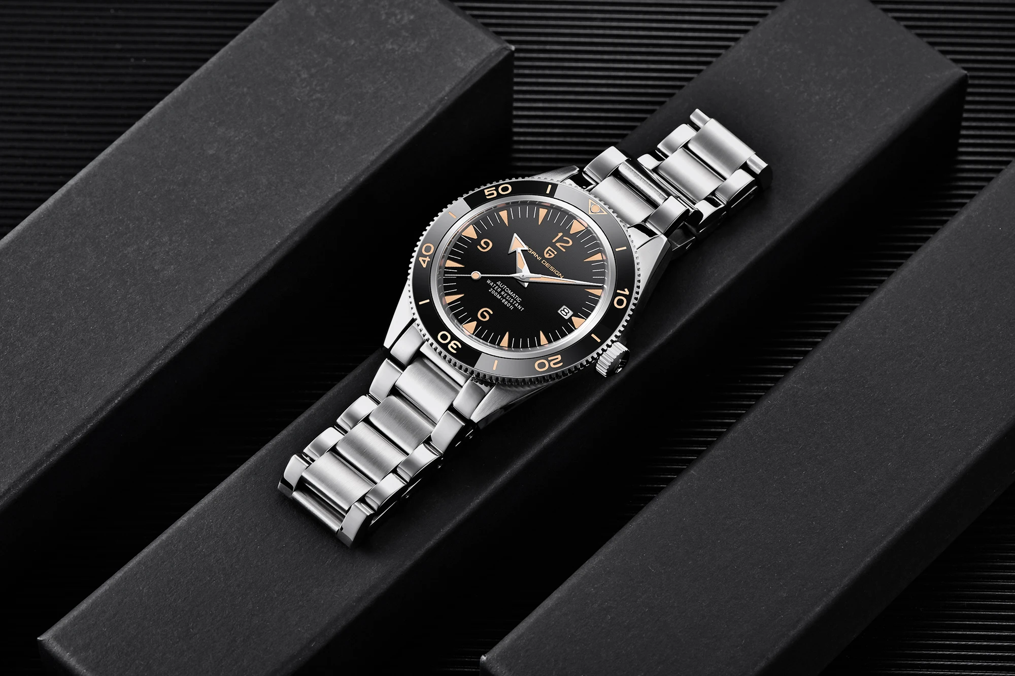 PAGANI DESIGN New Brand Watch Men's Mechanical Watch Stainless Steel Sapphire 200m Waterproof Clock Business Luxury Watch NH35