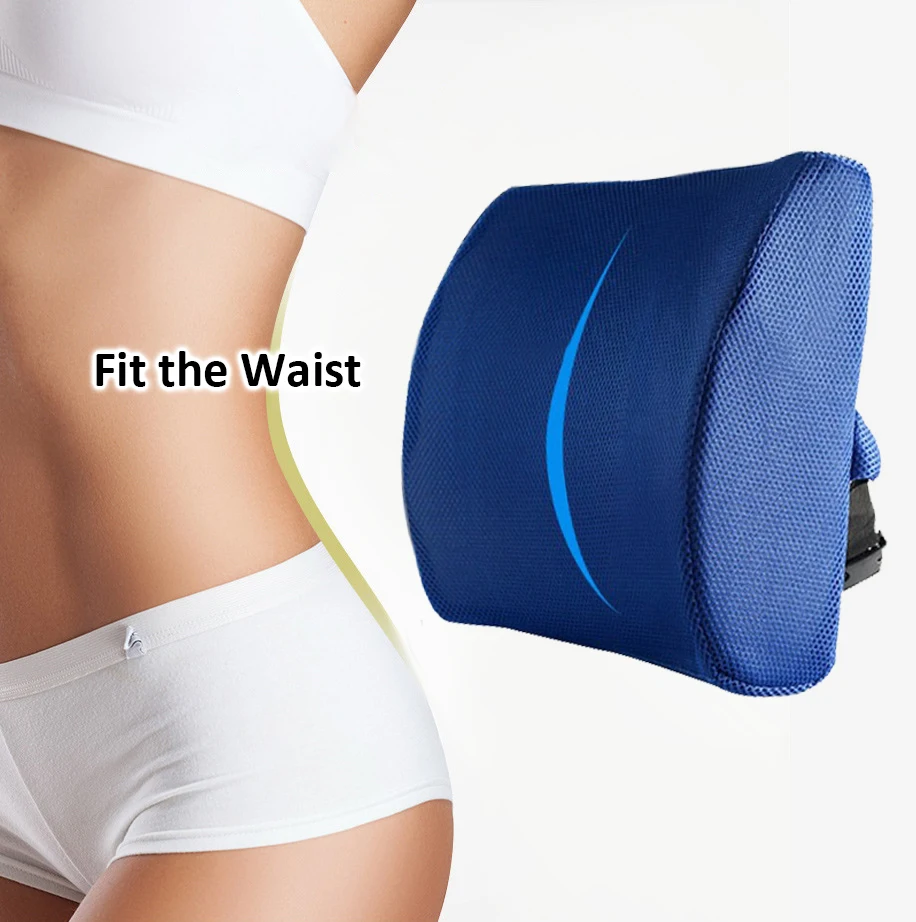 PurenLatex Silicone Gel Memory Foam Cool Chair Cushion Concave Waist Spine Support Seat Pad Summer Chair Slow Rebound Saddle Mat (4)