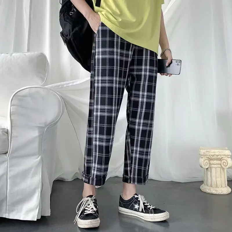 plaid pants for big men