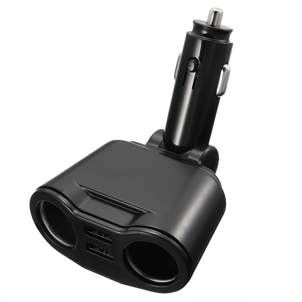 Mayitr 1 шт. 12 V-24 V черный прикуривателю автомобиля интеллигентая(ый) зарядных порта USB для автомобиля Зарядное устройство двойной сплиттер Вольтметр для салона автомобиля Запчасти
