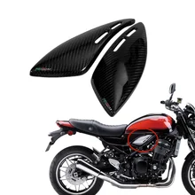 Real Carbon Fiber Tank Side Panels Cover For Kawasaki Z900RS 2018 2019 2020