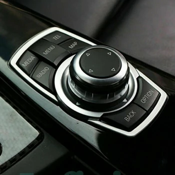 

ABS Multimedia Knob Cover Trim For BMW 3 5 Series X3 X5 F10 F30 I Drive Button New And High Quality