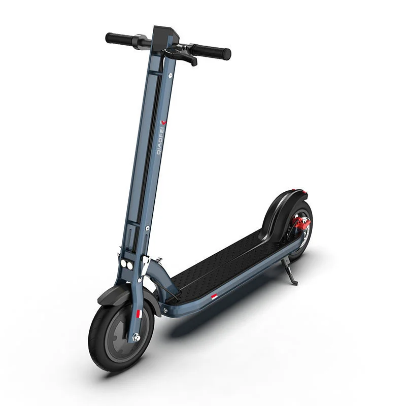 Kick Scooter For Adult Two Wheels Electric Scooters 8.5 Inch 300W Portable Foldable Electric Scooter 36V GrayWhite With APP (8)