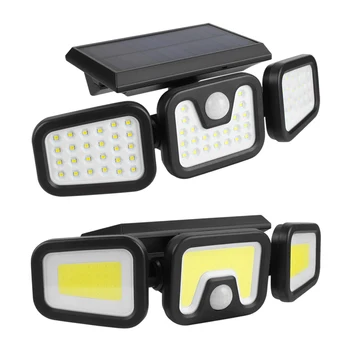 

Wall Mounted LED Solar Light Motion Sensor Yard Garden Path Automatically Recharging Fence Landscape Security Night Lamp