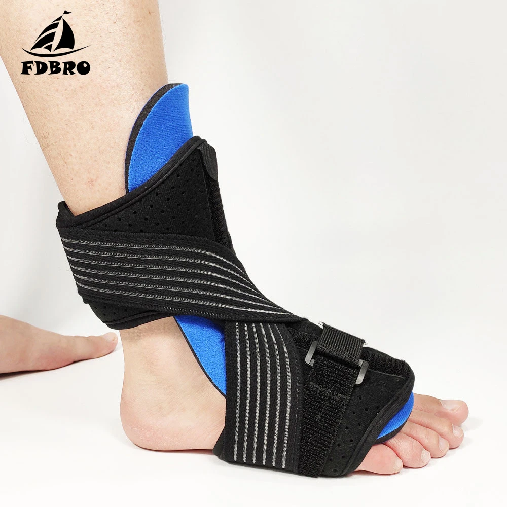 Регулируемая капля ноги крест ортодическая Поддержка Brace Plantar Fasciitis Dorsal ночной день шина для мужчин женщин облегчение боли в пятке 1 шт