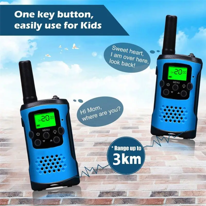 WalkieTalkie 2 шт. двухстороннее радио дети для Motorola мини Детская наружная самоуправляемая рация гаджет до 6 км
