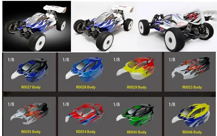 

1/8 Scale OFF ROAD BUGGY Beach race body for ThunderTiger ARRMA Out cast -PLUS hobao LOSI HPI KYOSHO TAMIYA HSP REDCAT VRX Ofna