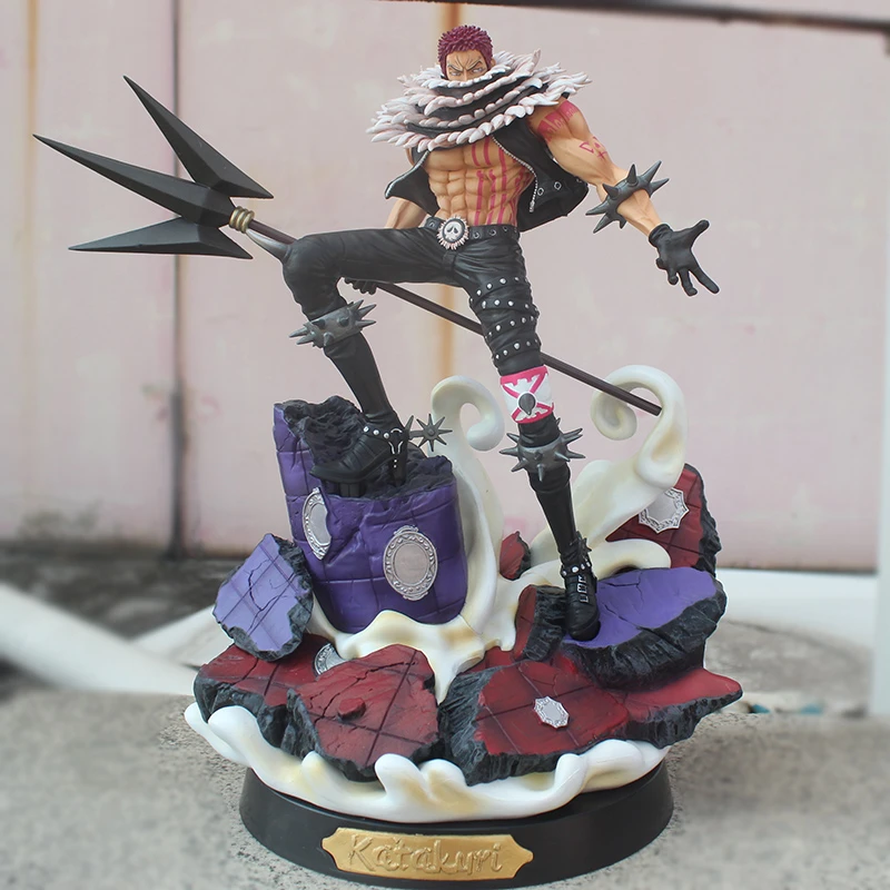 37cm Anime One Piece Katakuri Gk Statue Figurine Charlotte Katakuri Pvc Figure Model Toys Doll Action Figures Aliexpress