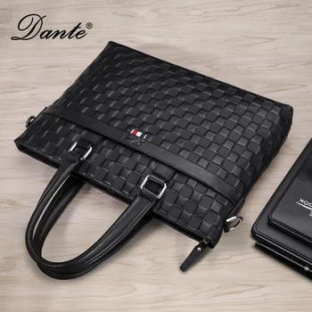 

Dandy MEN'S Handbag Genuine Leather Bulk Bag Business Simple Cowhide Crossbody Bag Casual Briefcase