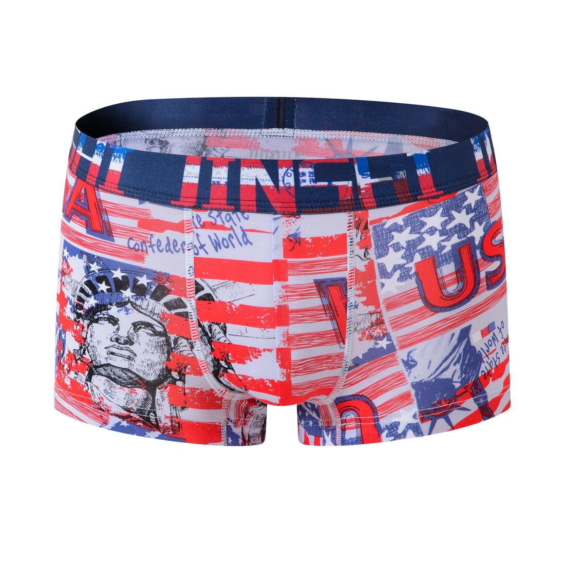 Mens Bamboo Short Print Boxers Fashion Comfortable Soft Breathable Men's Trunk Sexy Mens Panties 2021 New