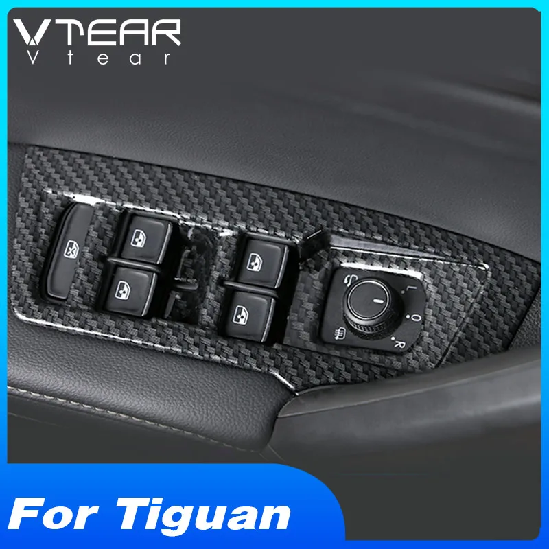 Vtear для Volkswagen VW тигуан Tiguan 2019 2020 автомобильный переключатель Подъема Окна