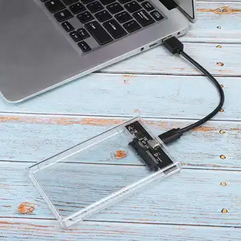 

USB3 0 to 2 5" SATA Type-C Mobile Hard Disk Box HDD SSD Enclosure External Case