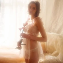 Французские сексуальные комплекты ночного белья, ночное платье, тонкое Марлевое кружевное искушение, сетчатая ночная рубашка с глубоким v-образным вырезом, женская ночная сорочка, нижнее белье, мини-платье