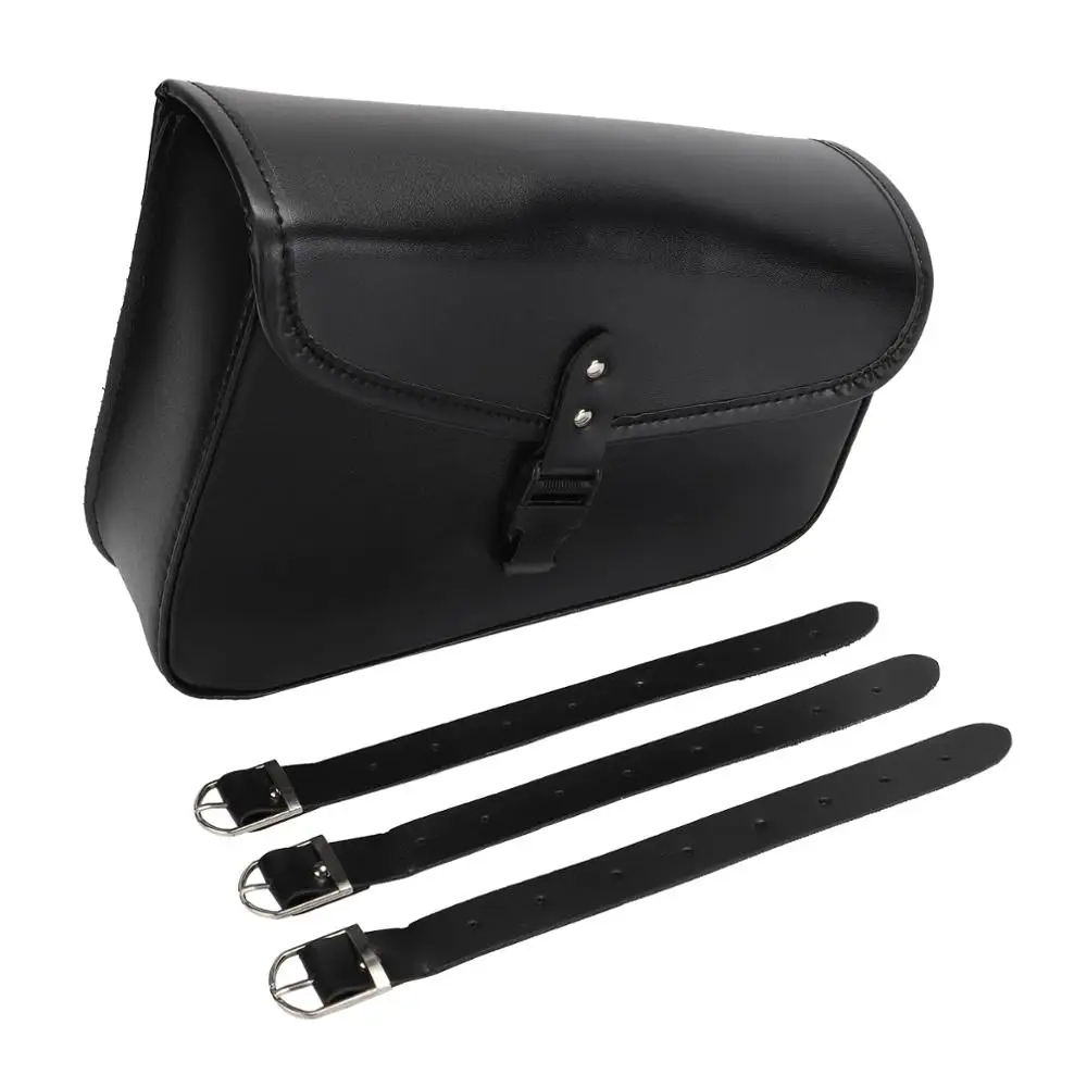 

Motorcycle Universals Right Motorcycle PU Leather Saddlebag Tool Pouch Side Bag For Harley