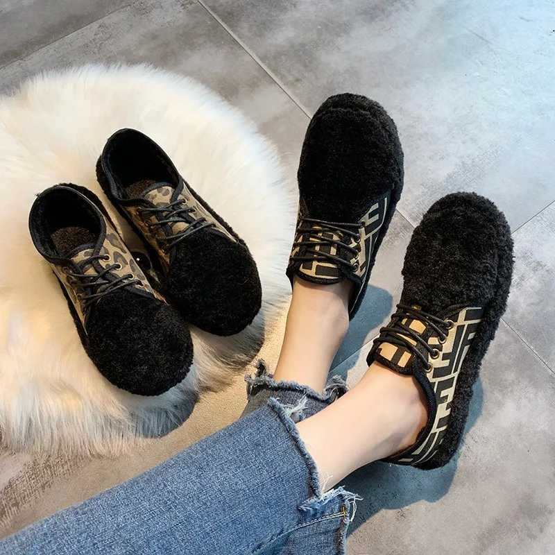 

Hot 2019 Women Flats Shoes Fashion Loafers Leopard Women Oxfords Shoes Woman Slip-on Shallow High Quality Shoes