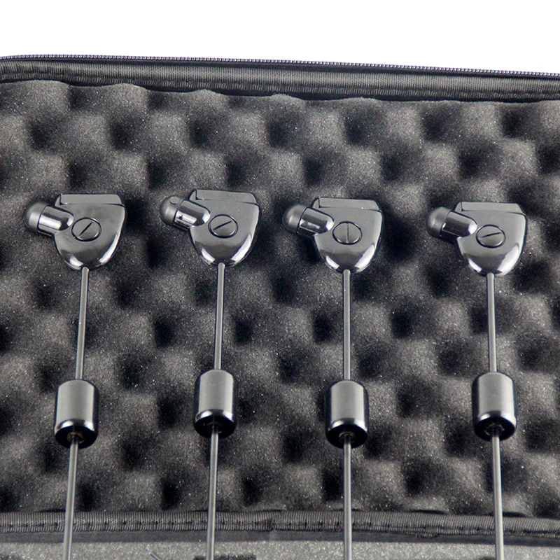 Najtaniej Wędkarski Swinger zestaw sygnalizator brań wieszak Swinger 4 kolory podświetlana dioda led wskaźnik karpia wędkarskiego w etui z suwakiem FO347