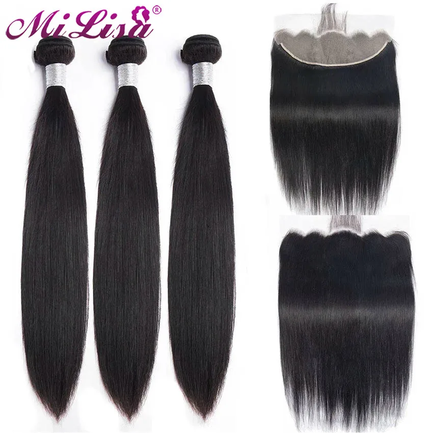 straight hair with frontal 