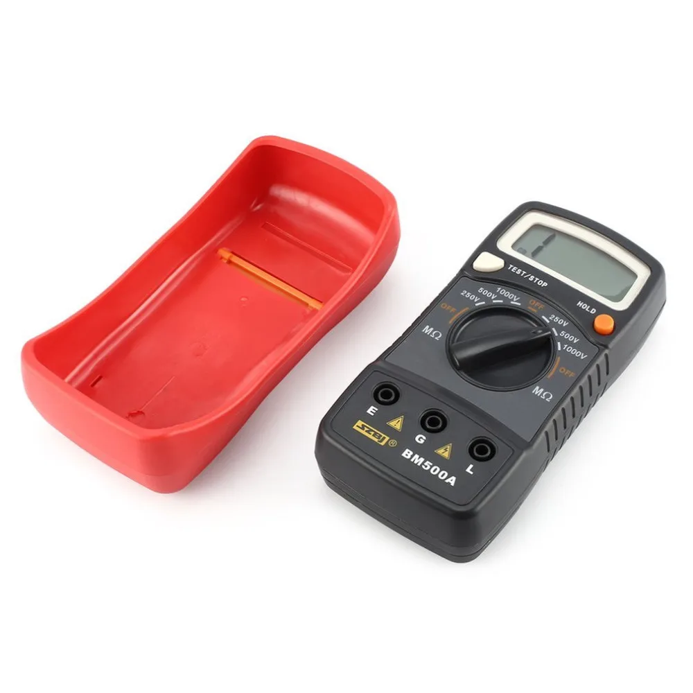 Megohmmètre Numérique BM500A – Testeur De Résistance D’isolement – 1000V/1999MΩ – Pour électriciens Et Bricoleurs