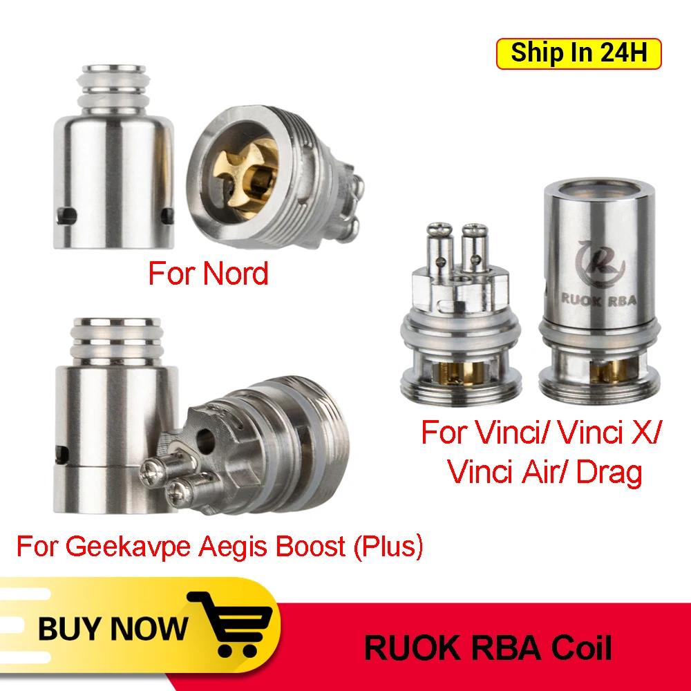 Сменная Головка Катушки RUOK RBA аксессуары для электронных сигарет vinci /vinci x / Geekavpe