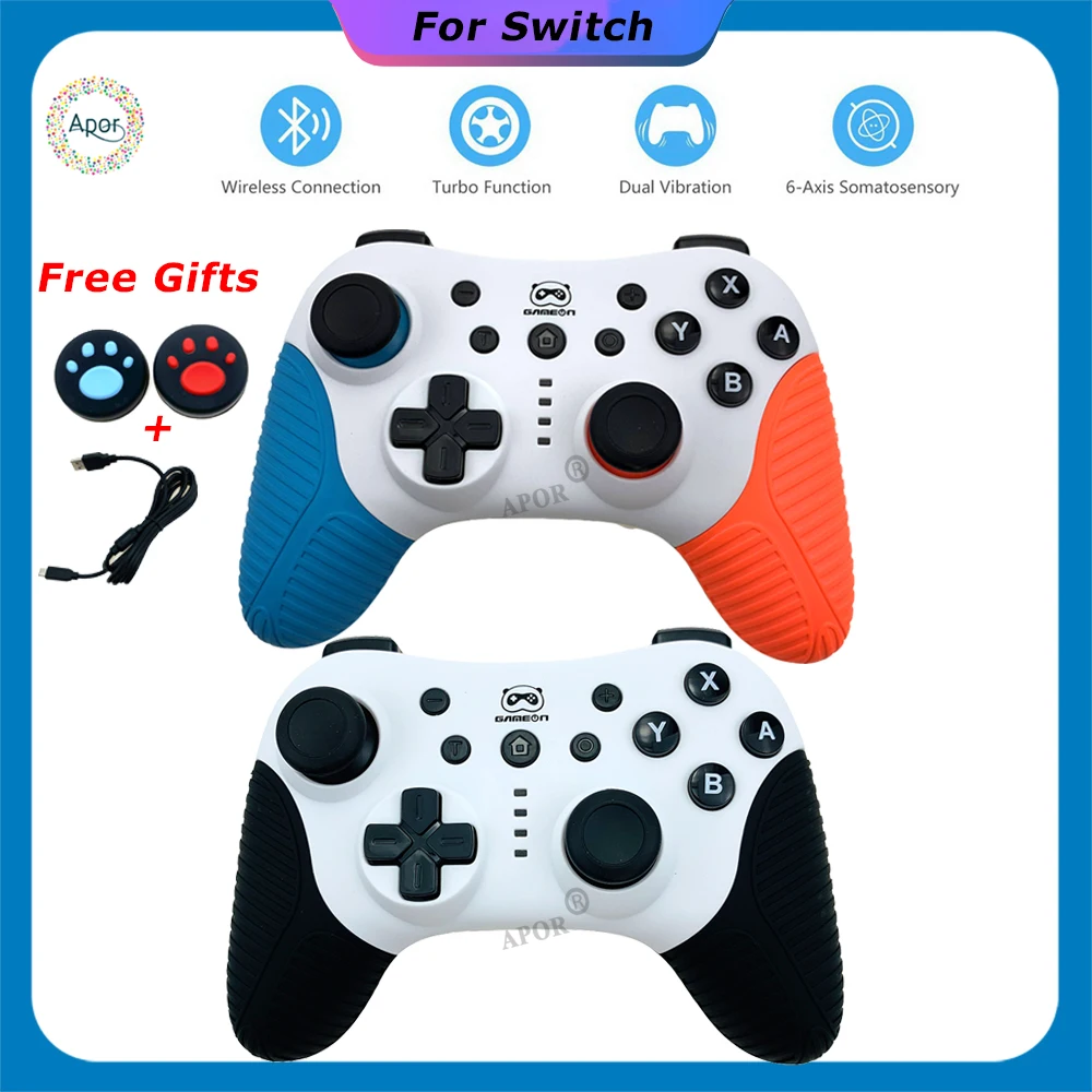 2020 Новейший беспроводной Bluetooth Pro контроллер для Nintendo Switch NS-Switch 6-осевой Джойстик
