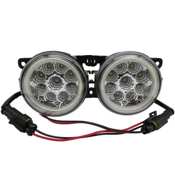 

Malcayang NEW Angel Eye High Brightness Led Fog Lights 12V For Land Rover Range Rover Sport Freelander Discovery Car Styling
