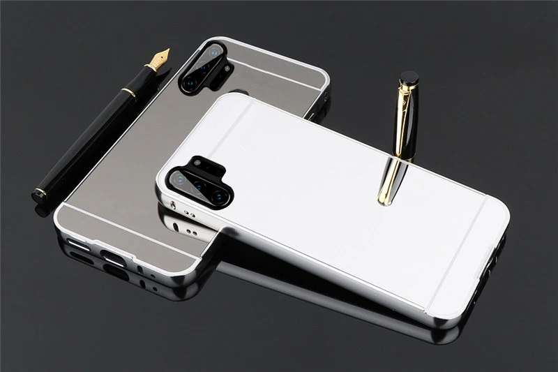Роскошный Золотой Алюминиевый зеркальный противоударный чехол для samsung Note 10 Plus Pro Чехол для samsung Galaxy Note 10 Plus Note10 Capa