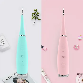 

English Box Pack Electric Sonic Dental Scaler Tooth Calculus Remover Tooth Stains Tartar Tool Dentist Teeth whitening Toothbrush