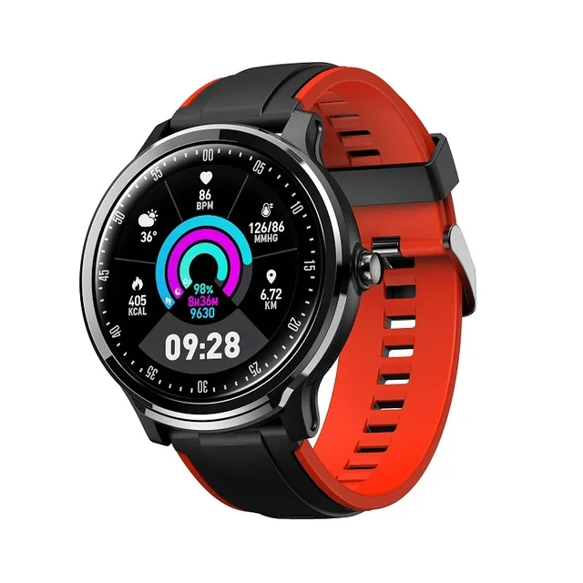 Новые смарт-часы для мужчин Reloj пульсометр кровяное давление фитнес-трекер часы водонепроницаемые Смарт-часы для женщин SN80 Прямая поставка - Цвет: red