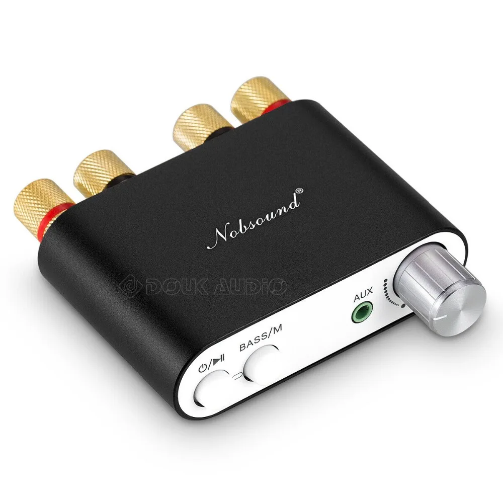 2021 Lastest Nobsound TPA3116 Bluetooth 5.0 Mini Digital Amplifier Stereo HiFi Home Audio Power Amp Audio Receiver USB DAC 50W×2 masthead amplifier