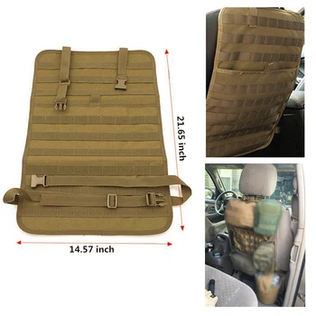 

Tactical MOLLE Car Seat Back Organizer Universal Seat Cover Case Vehicle Panel Car Seat Cover Protector