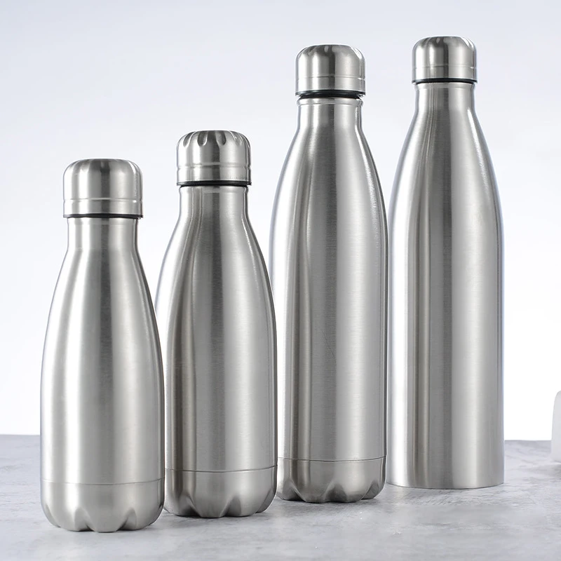 1L Sports NEW Homiu Vacuum Insulated Hot and Cold Stainless Steel Water Bottle 