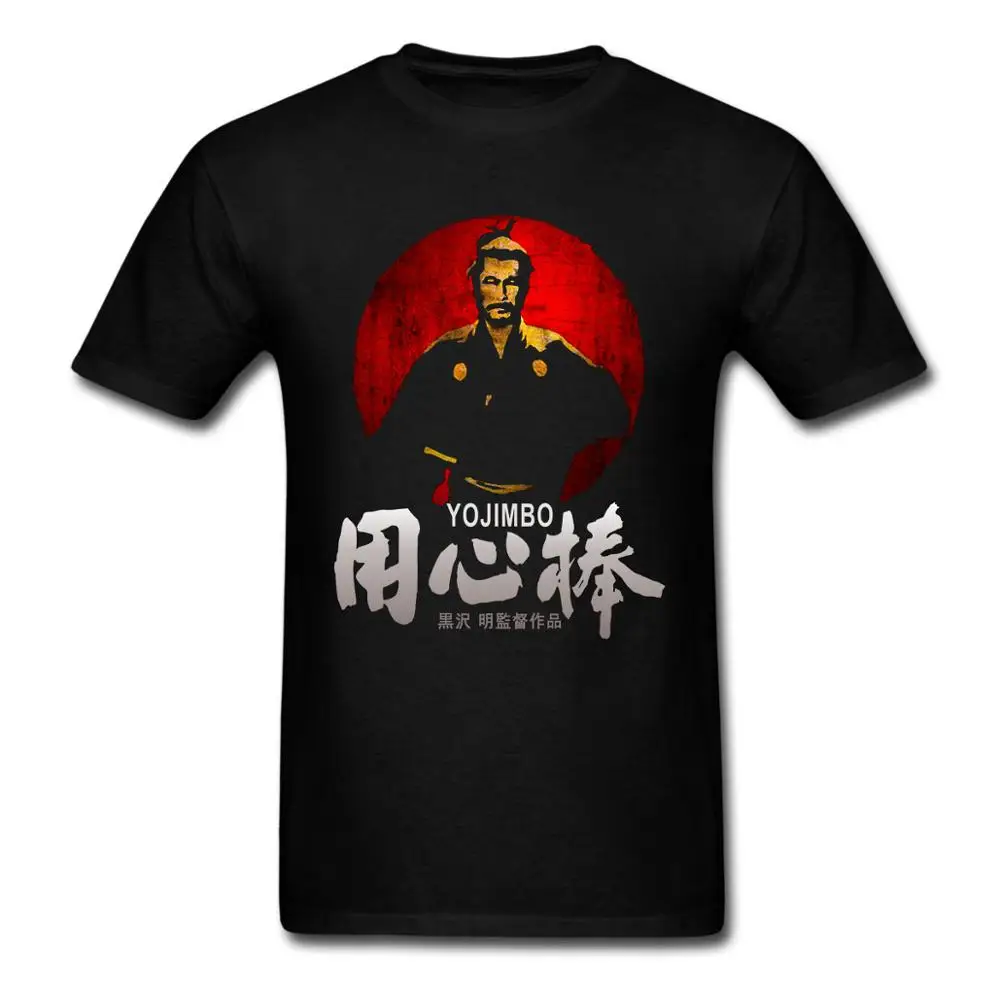 Классическая футболка самурая YOJIMBO sanпрой AKIRA KUROSAWA большого размера | Мужская