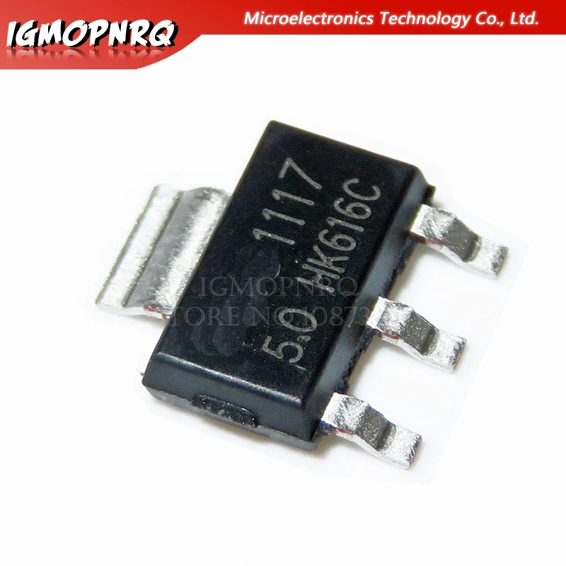 50 шт. AMS1117-5.0 AMS1117 5 0 V 1A SOT-223 регулятор напряжения новый оригинальный | Электронные