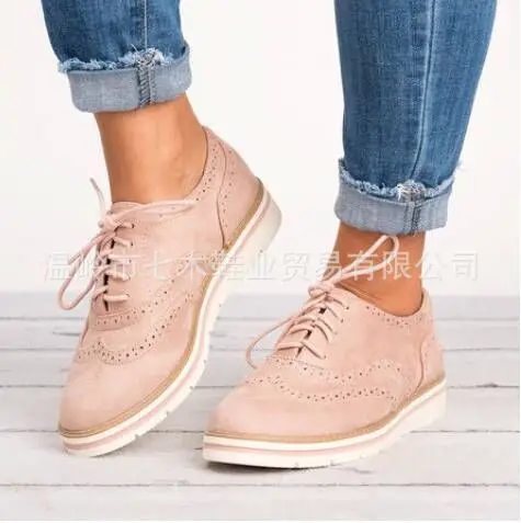 

2019 Spring And Autumn New Style New Style Bullock Large Size WOMEN'S Shoes