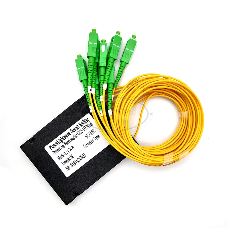 1x8 ABS коробка модуль Тип SC/APC разъем волоконно оптический PLC