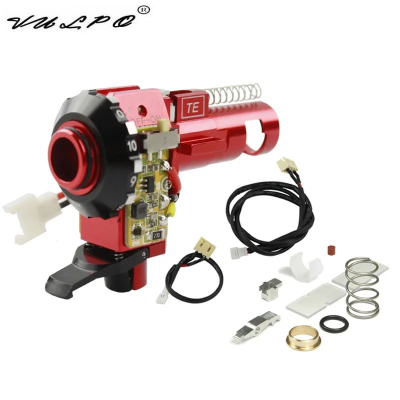 VULPO High Quality CNC Aluminum Hop Up Chamber With LED For Airsoft AEG M4 M16 Upgrades Hunting Accessories | Спорт и развлечения