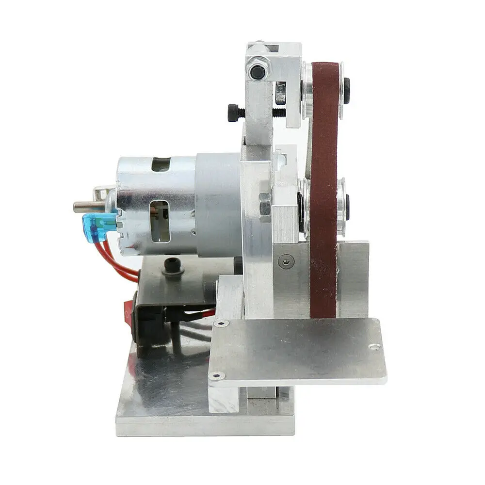 

New Mini Belt Polishing Grinding Machine Polisher Belt Sander Set Kit DC12-24V