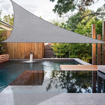 

Triangle Sun Shelter Awning Canopy Shelters Anti-UV Sun Shade Sail Waterproof Shade Sail Anti-UV Sunshade Net Greenhouse Cover