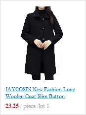 JAYCOSIN ladies casual jacket long section cotton women