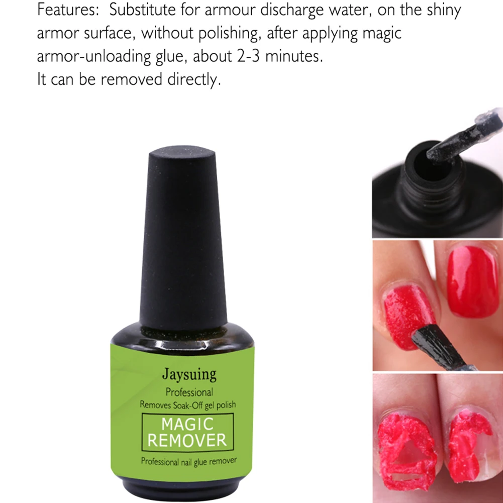 Portable Harmless Fingertips Practical Professional Soak Off Nail Polish Remover Art Sticky Residue Salon Quickly Gel Polish