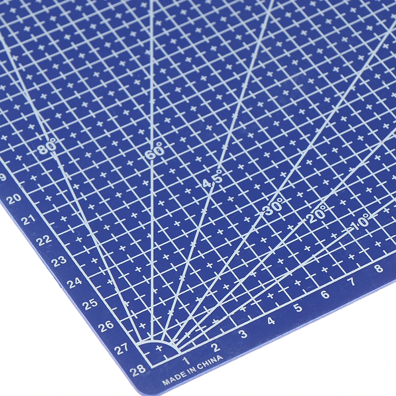 1 Uds A3 Pvc Rectangular estera de corte rejilla línea herramienta plástico 45cm x 30cm